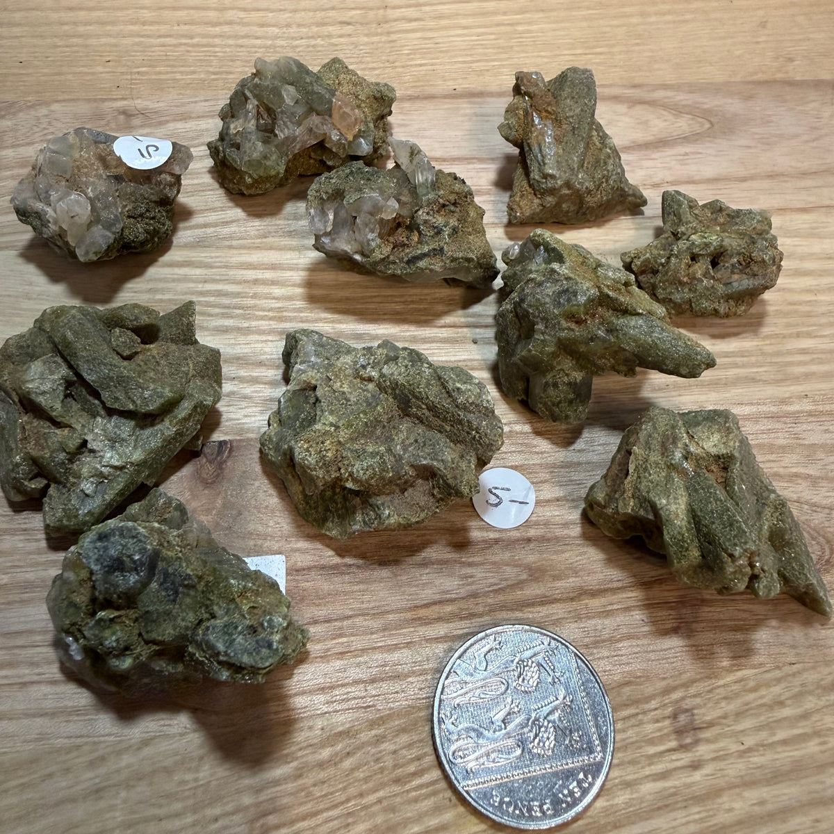Epidote in Quartz