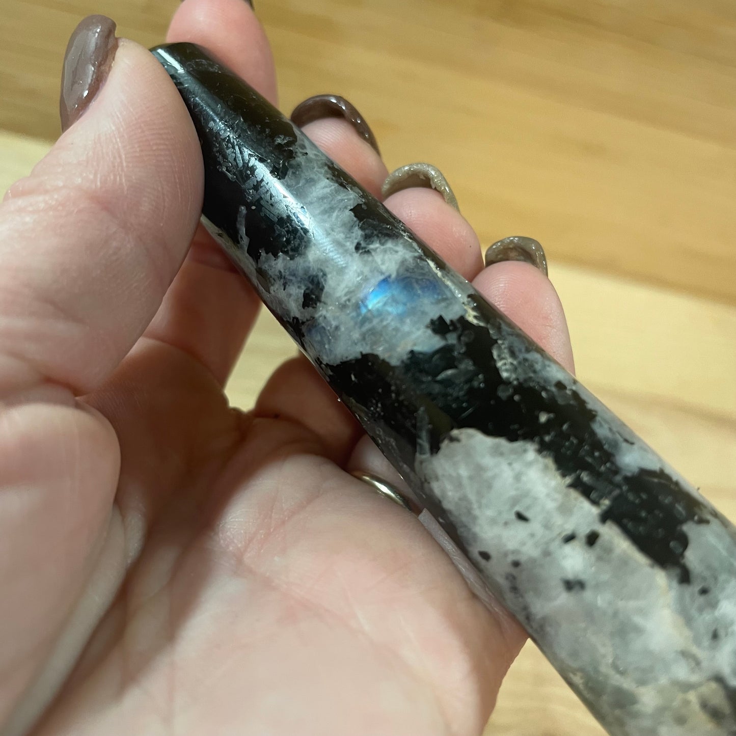 Rainbow Moonstone Wand