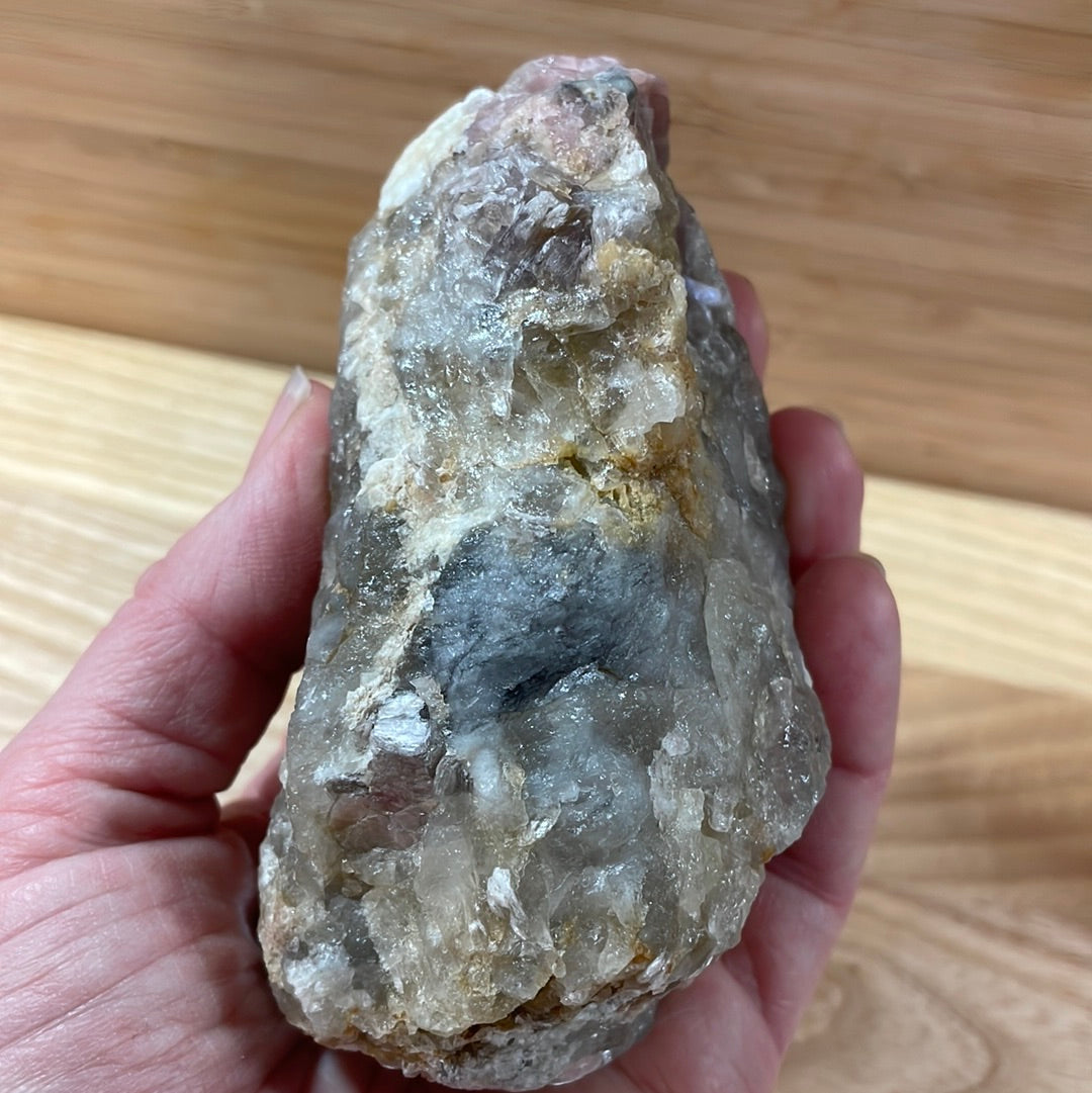 Pink Tourmaline in Quartz Matrix