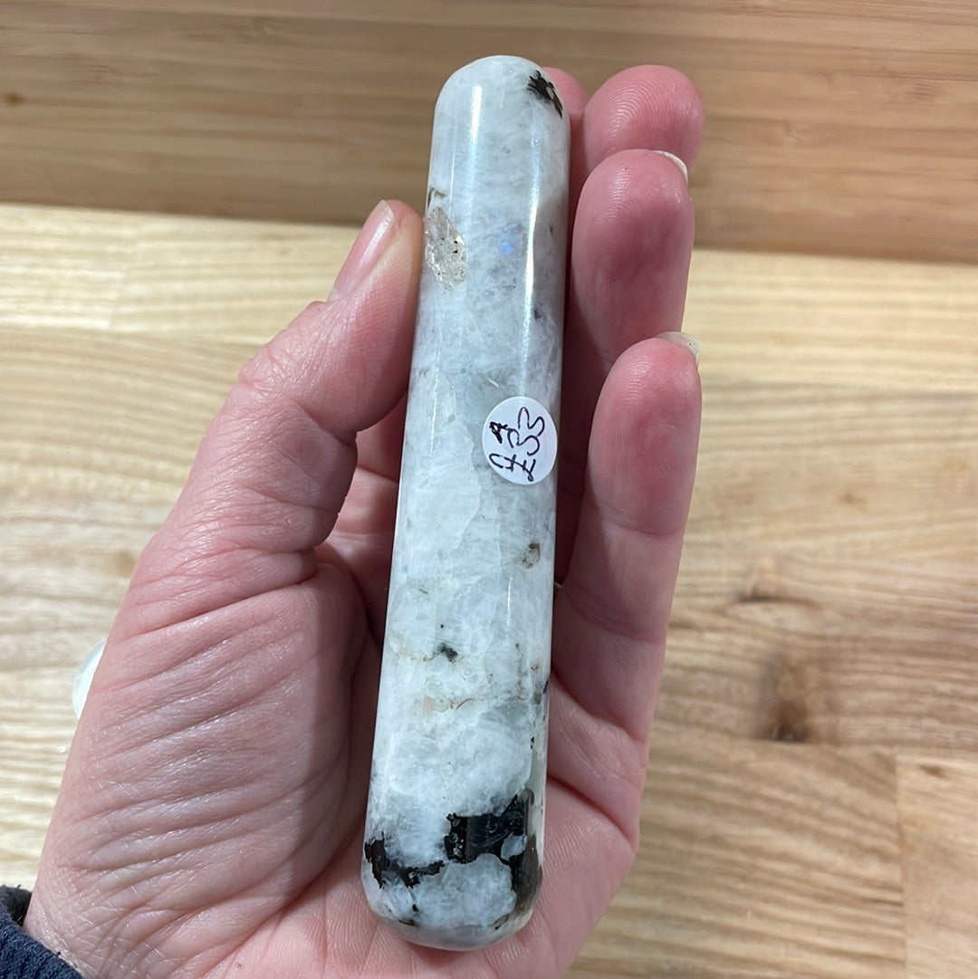Rainbow Moonstone Wand