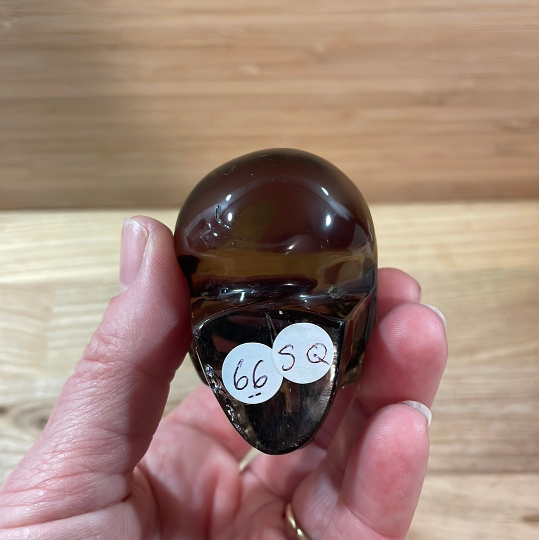 Smokey Quartz Skulls