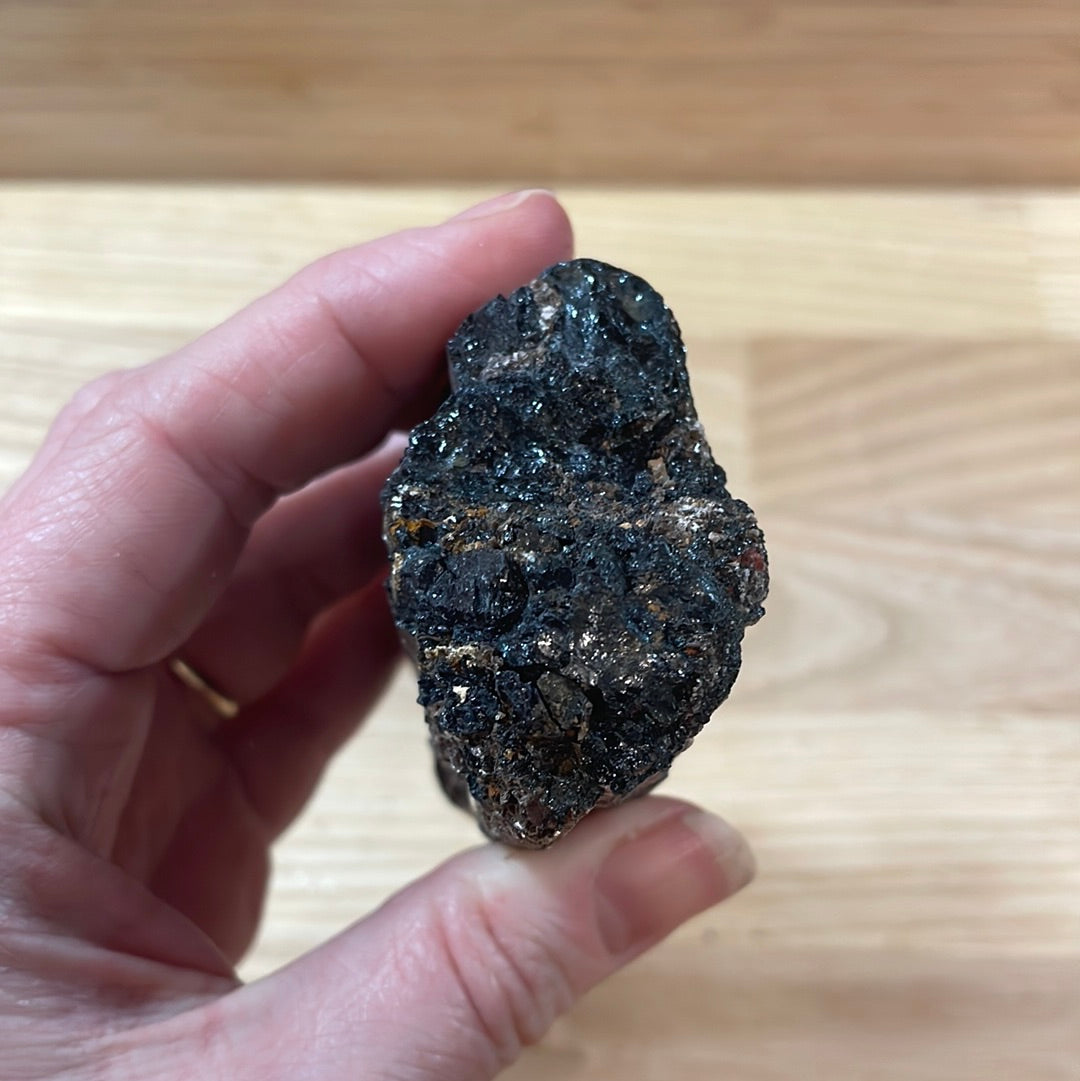 Black Tourmaline specimens with Mica