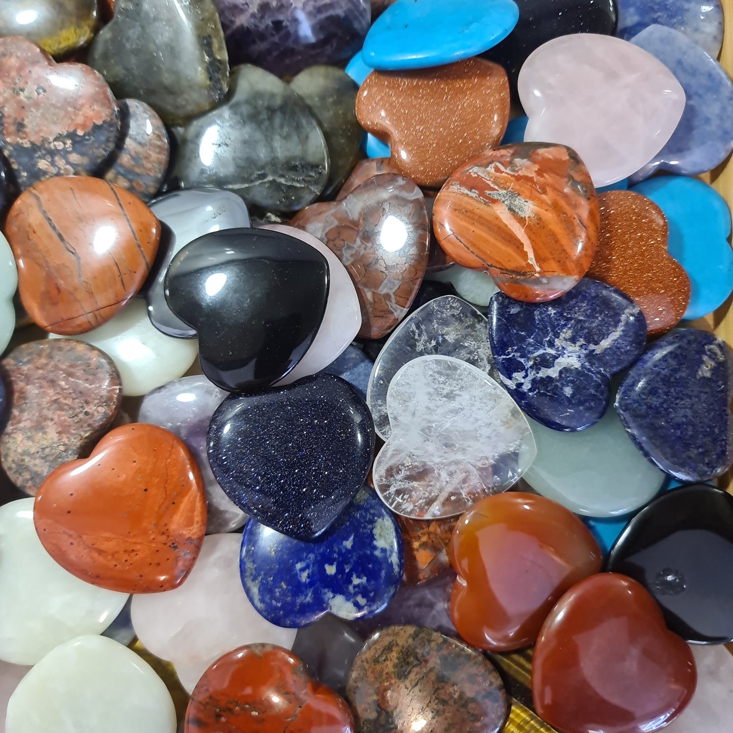Flat Crystal Hearts