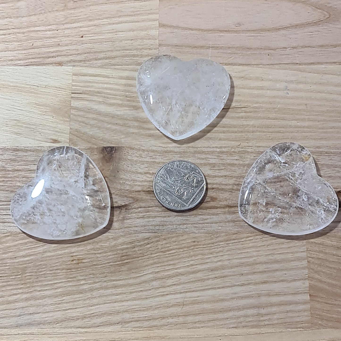 Flat Crystal Hearts