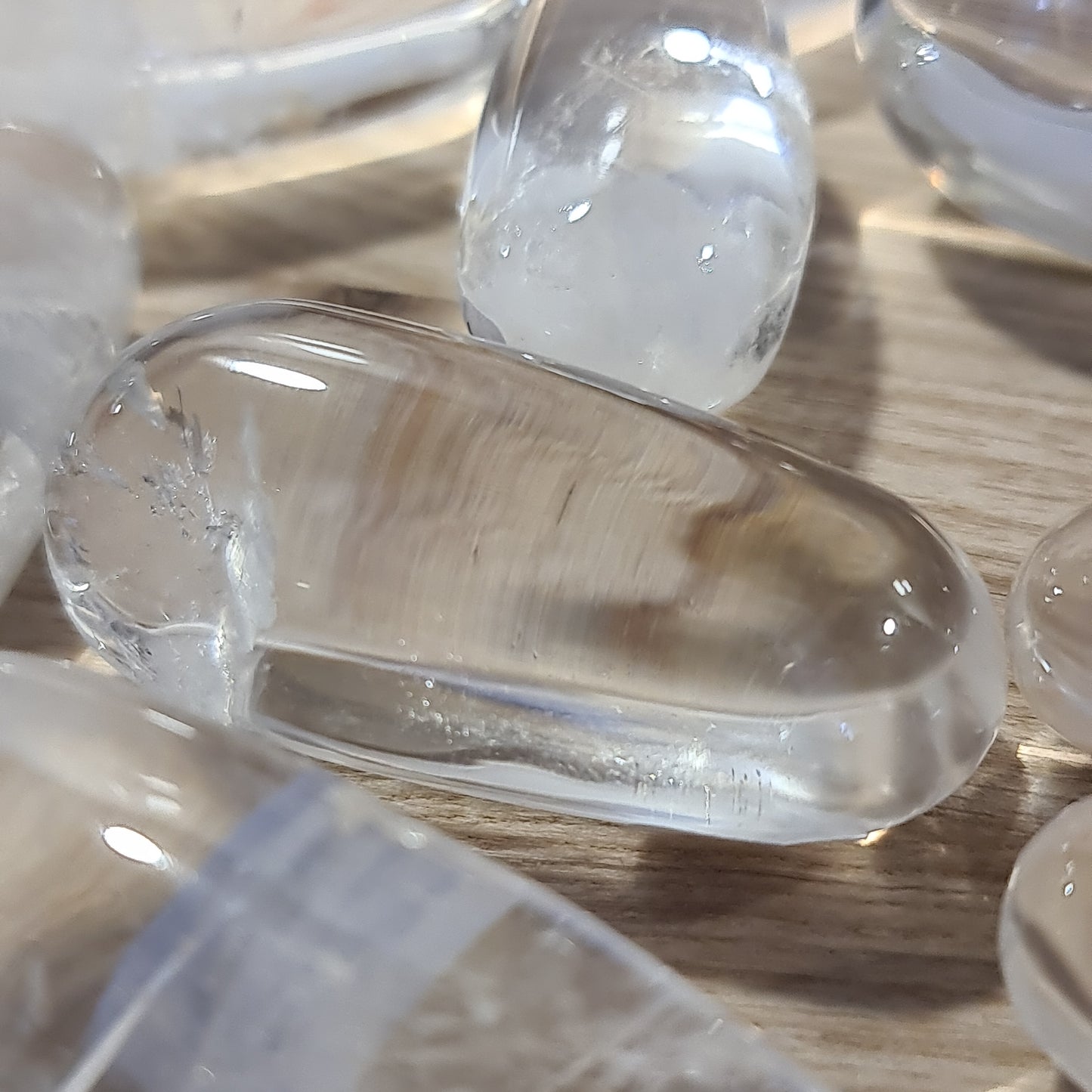 Clear Quartz Mirror Polished Pebbles