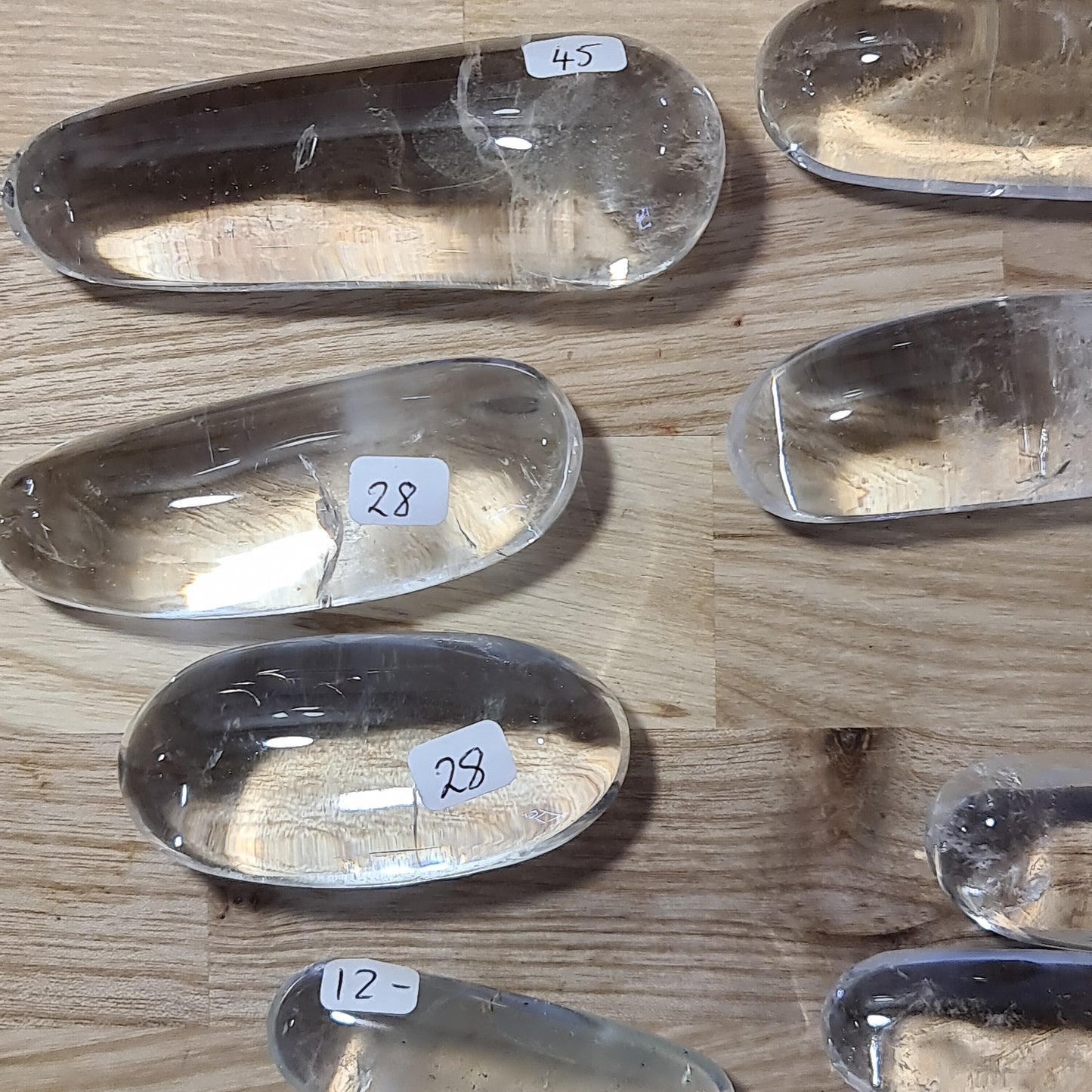 Clear Quartz Mirror Polished Pebbles
