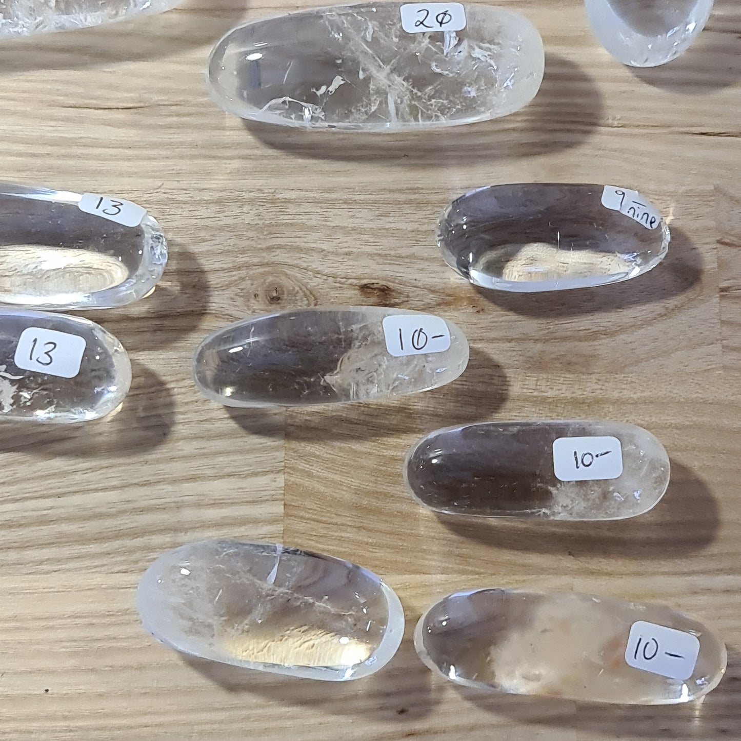 Clear Quartz Mirror Polished Pebbles