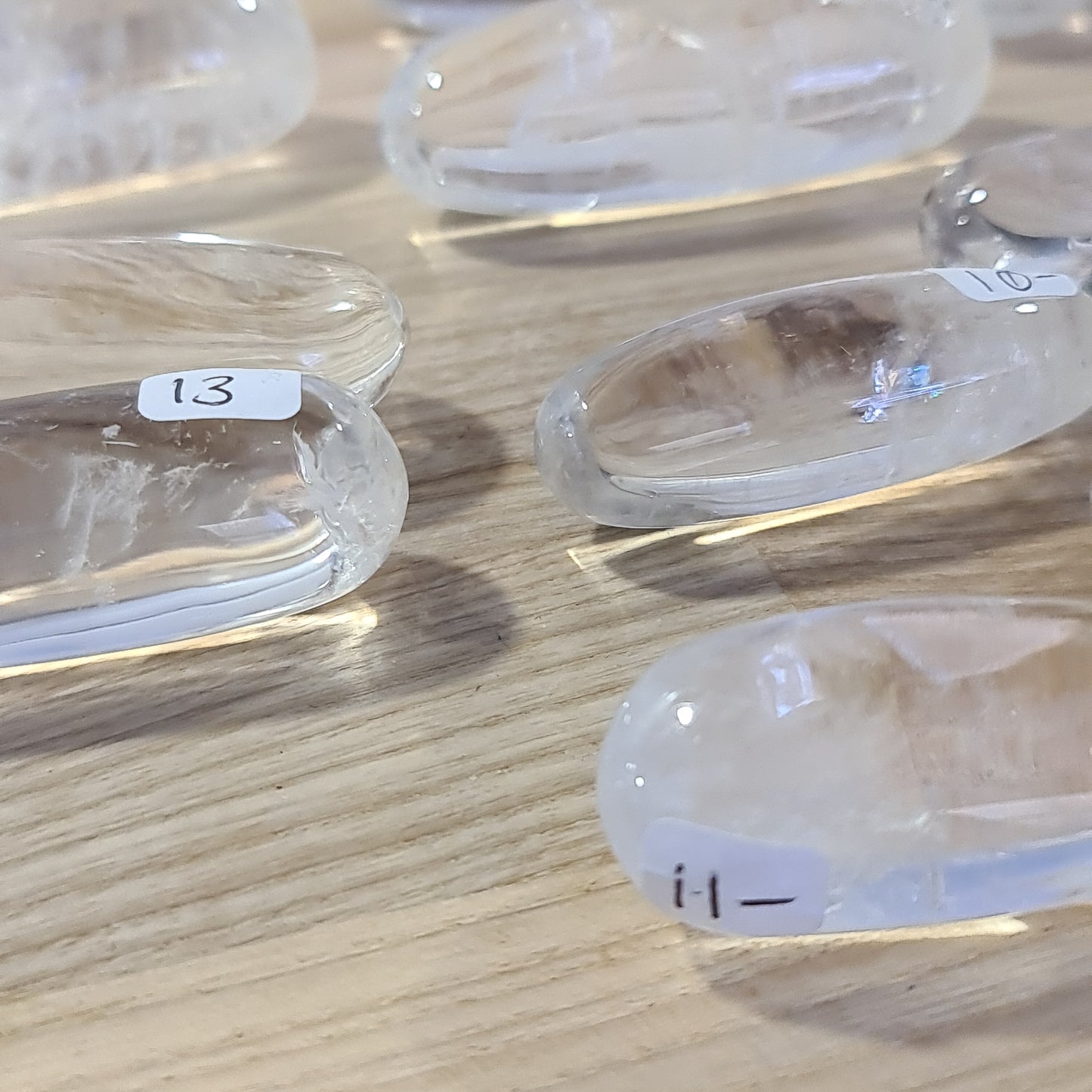 Clear Quartz Mirror Polished Pebbles