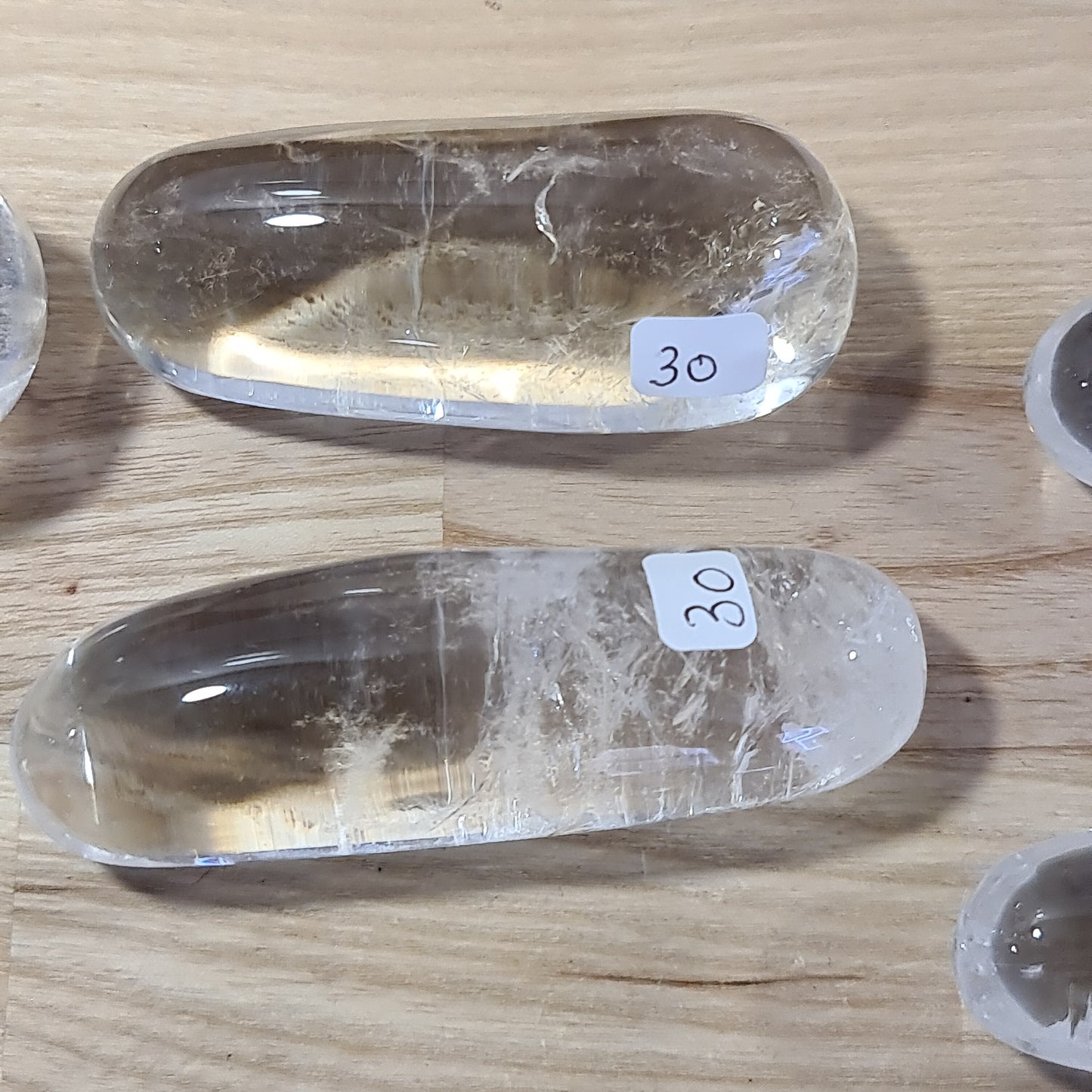 Clear Quartz Mirror Polished Pebbles