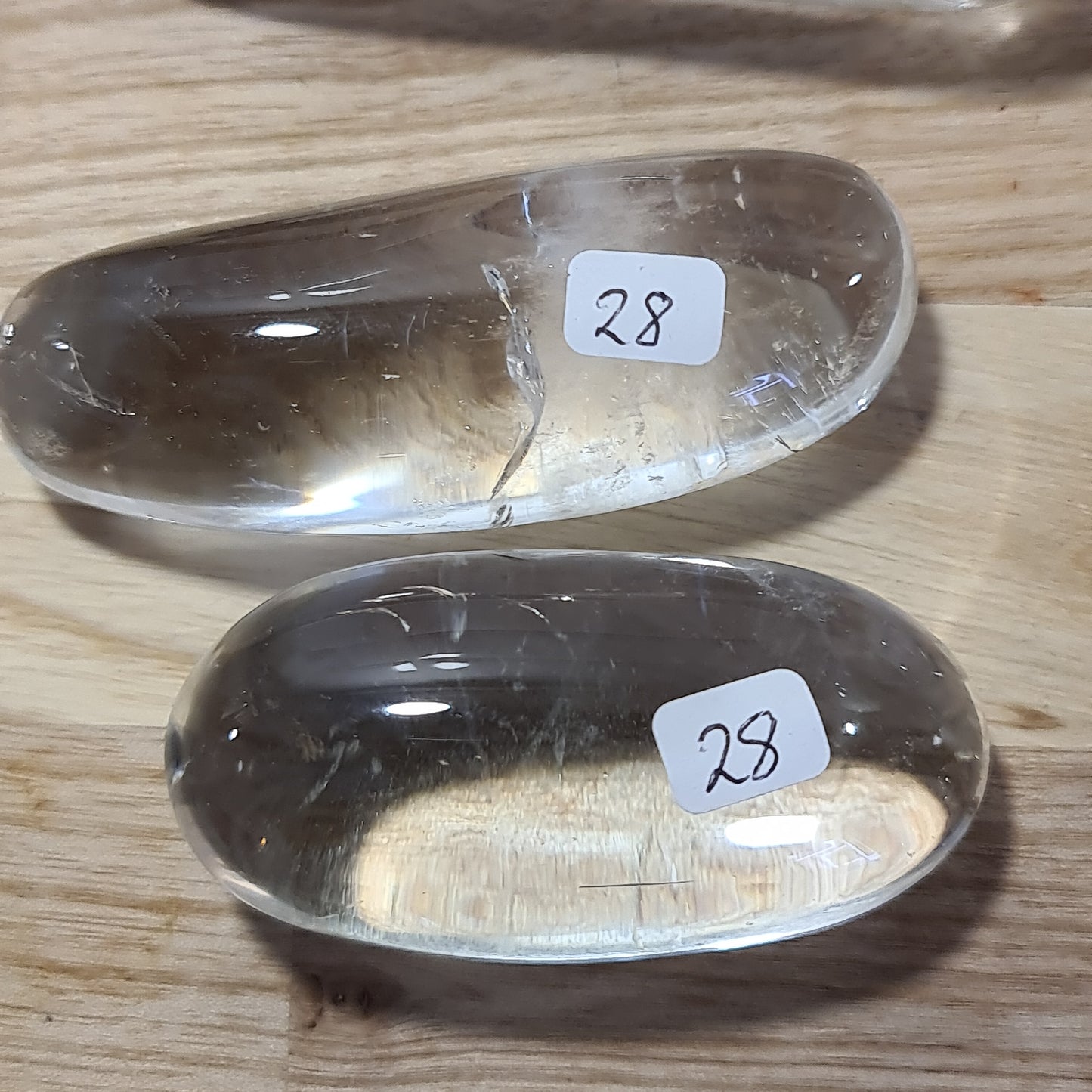 Clear Quartz Mirror Polished Pebbles