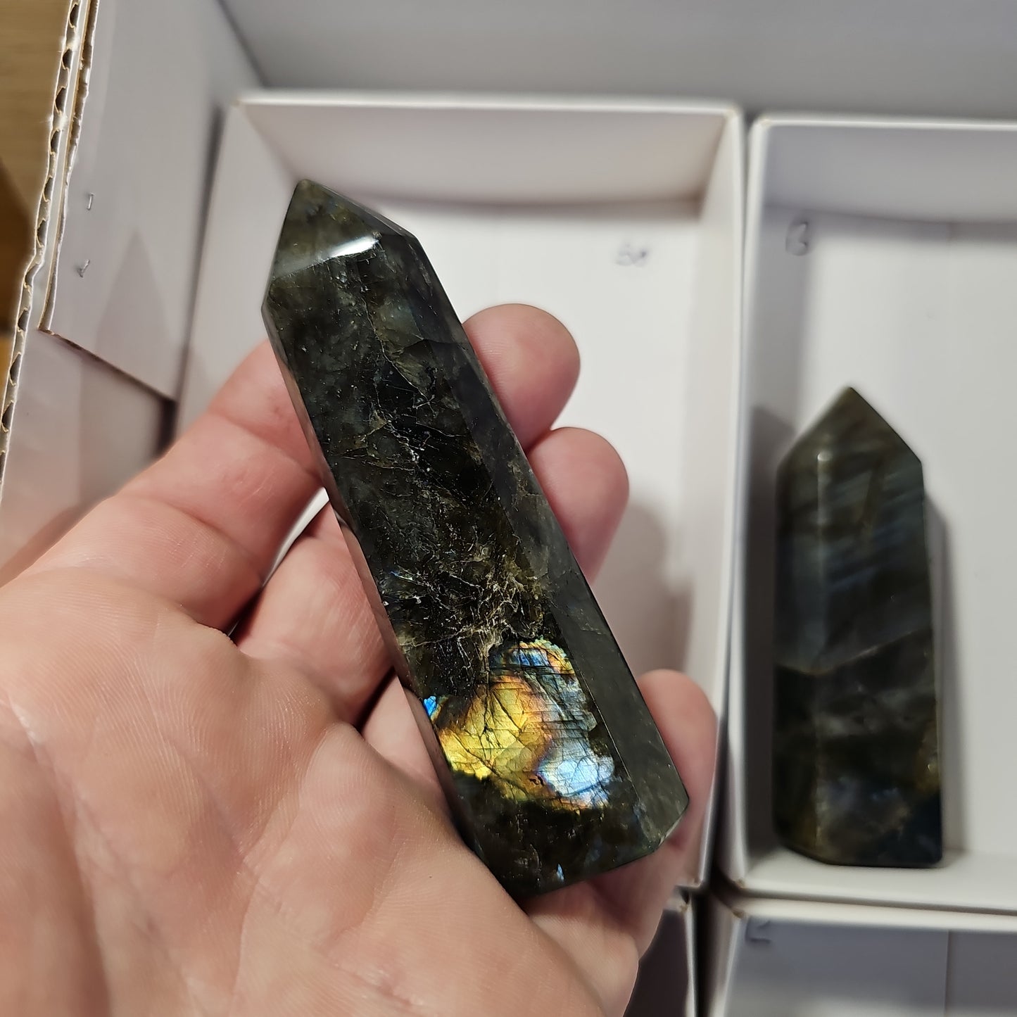 Labradorite Points A Grade