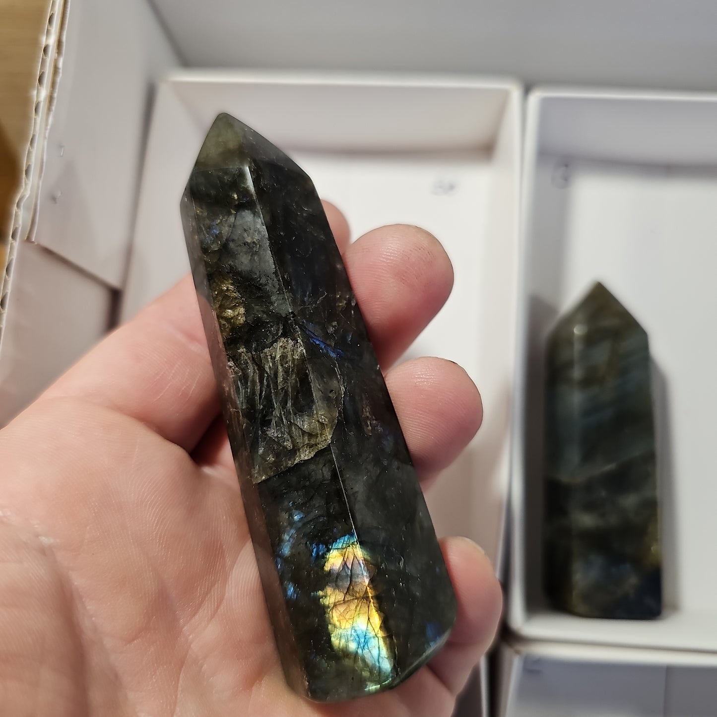 Labradorite Points A Grade