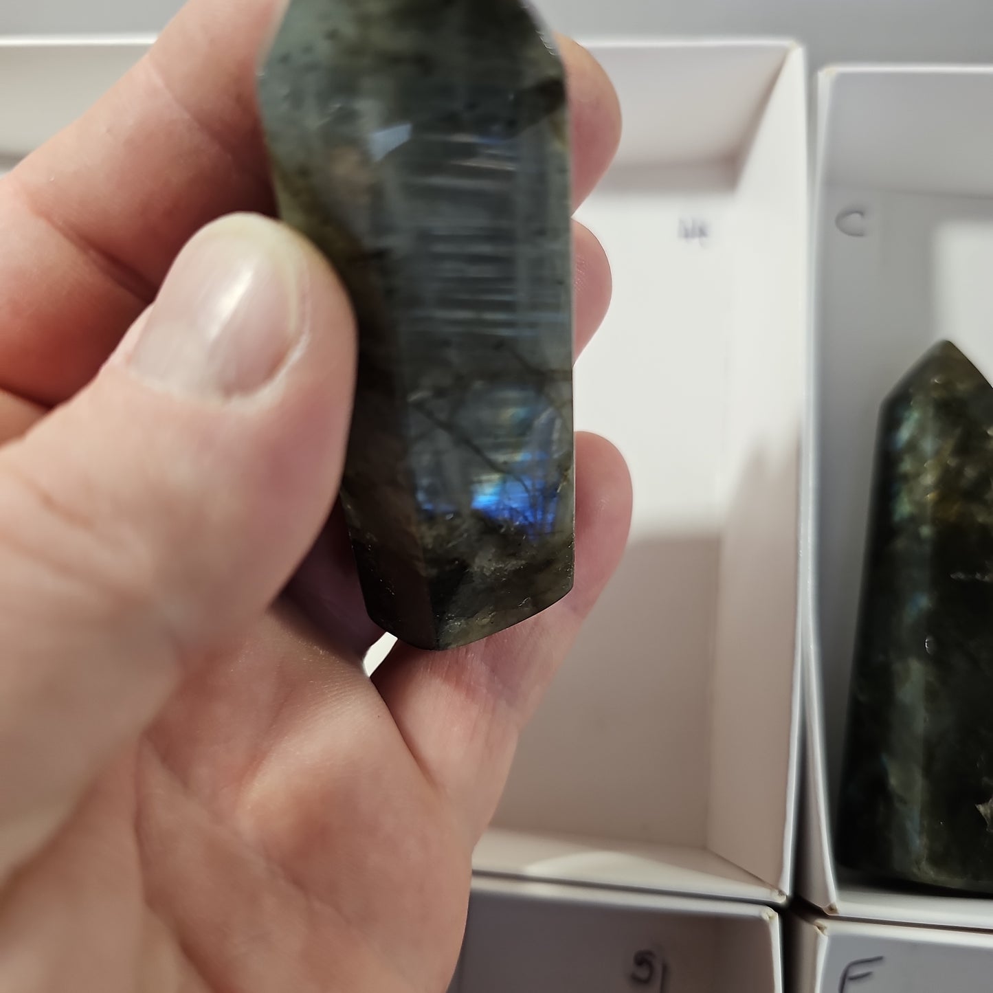 Labradorite Points A Grade