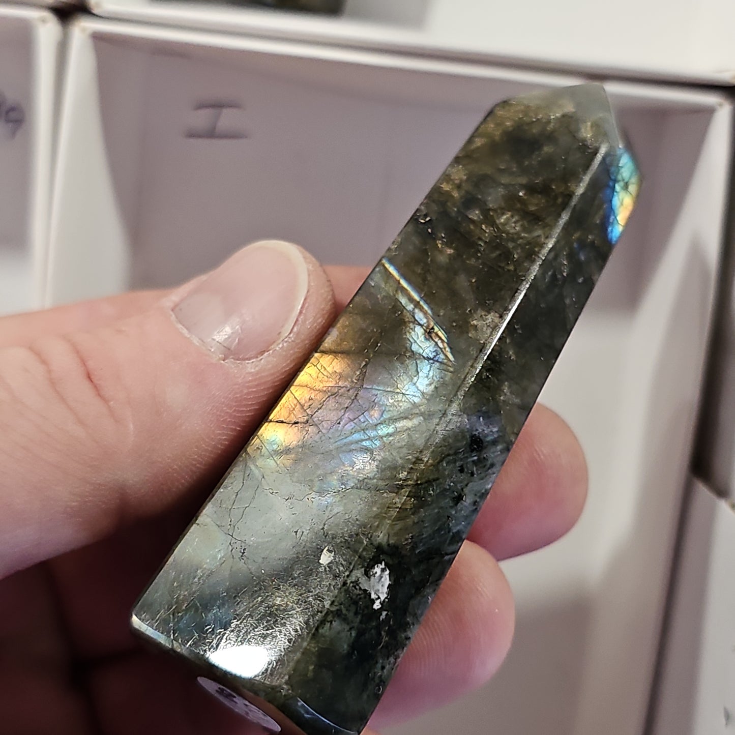 Labradorite Points A Grade