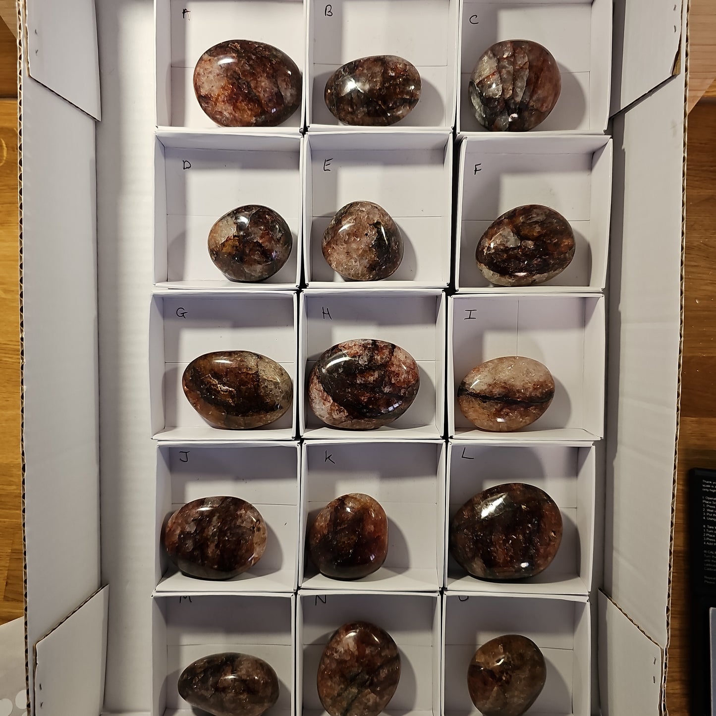 Hematoid Quartz Pebbles