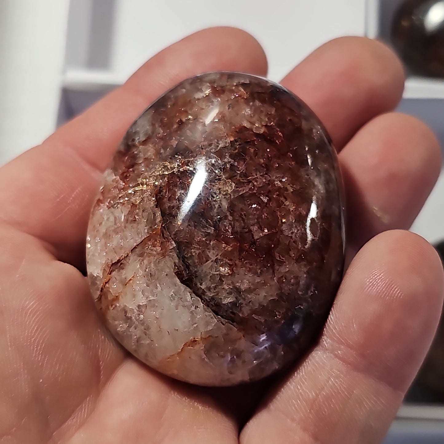 Hematoid Quartz Pebbles