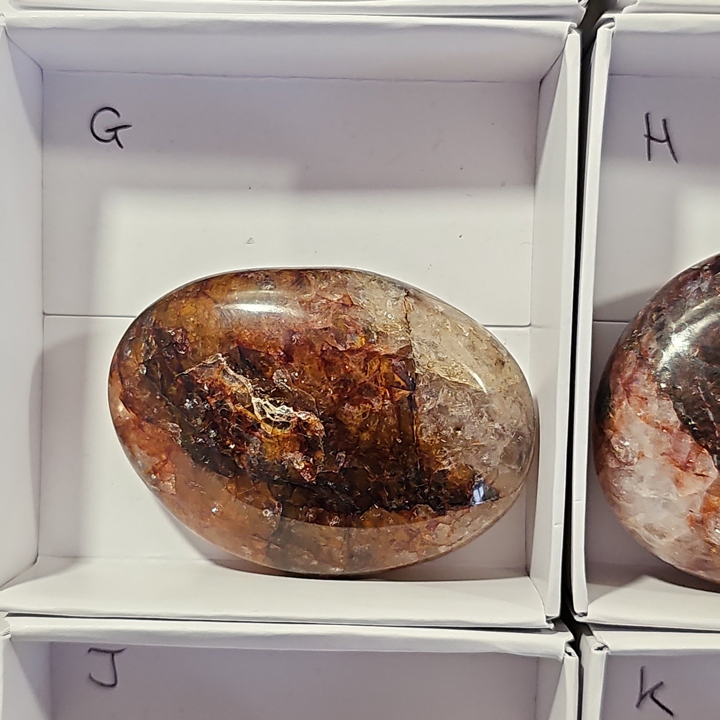 Hematoid Quartz Pebbles