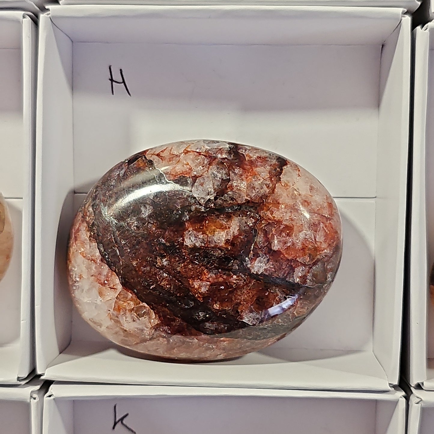 Hematoid Quartz Pebbles