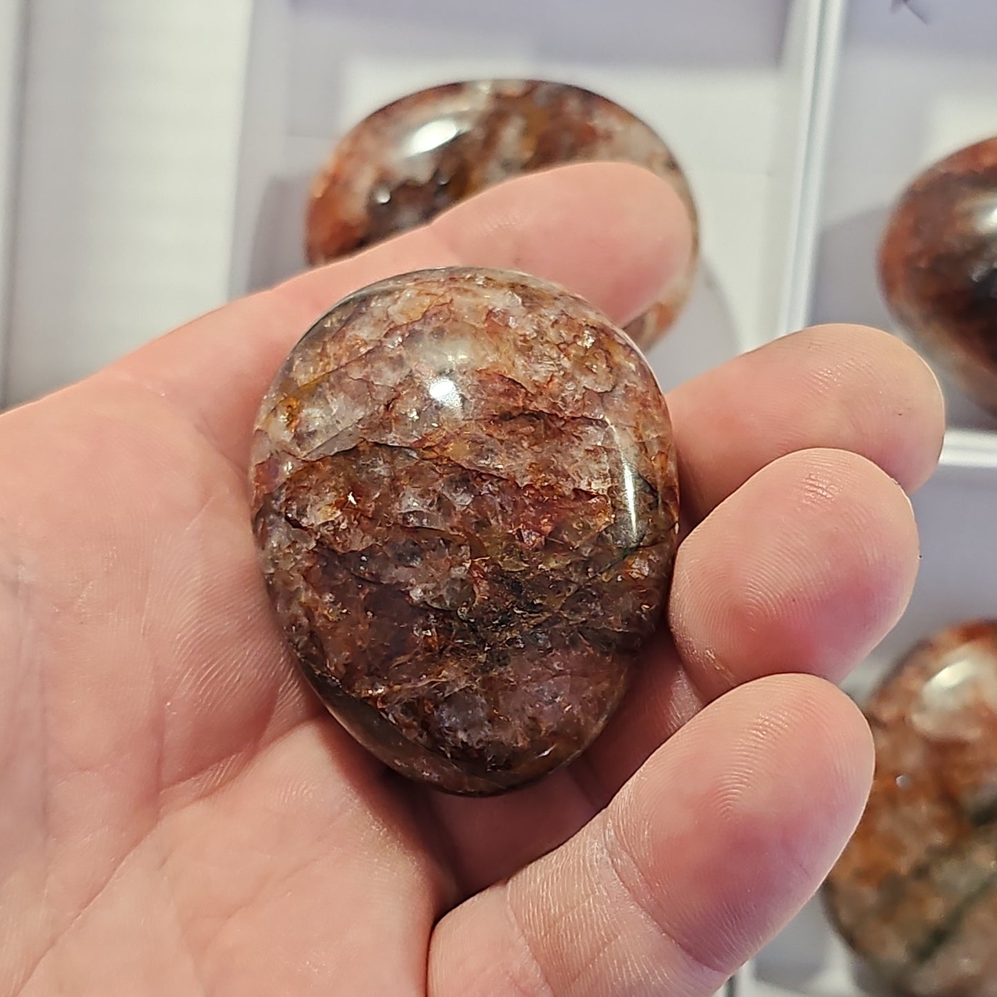 Hematoid Quartz Pebbles
