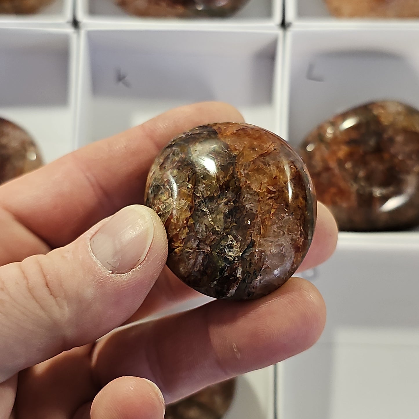 Hematoid Quartz Pebbles