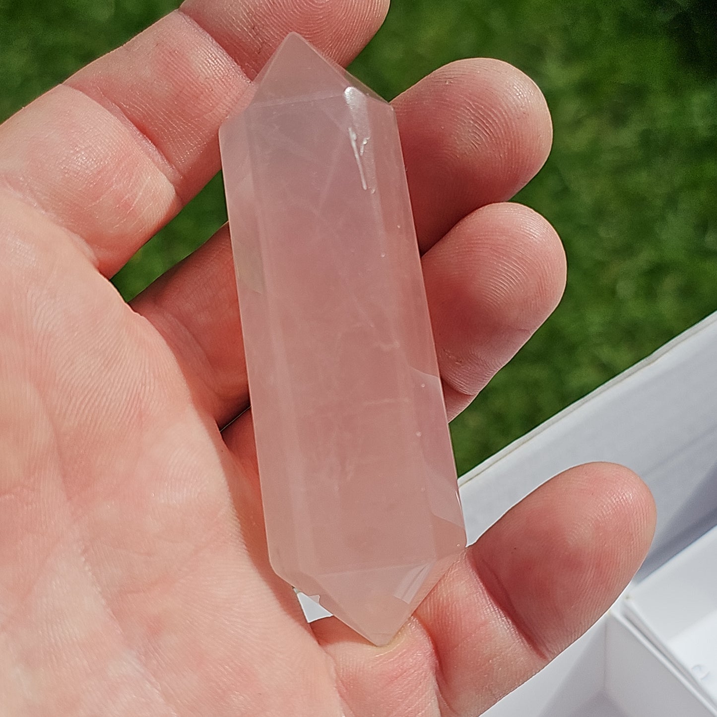 Rose Quartz DTs (Double Terminated Points)