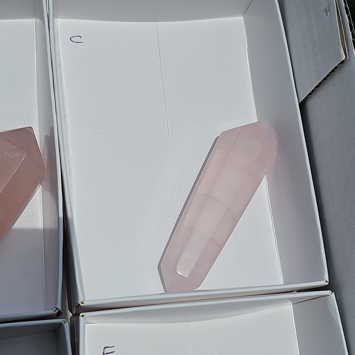 Rose Quartz DTs (Double Terminated Points)