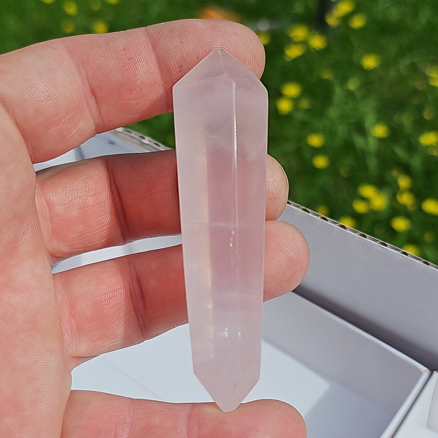 Rose Quartz DTs (Double Terminated Points)