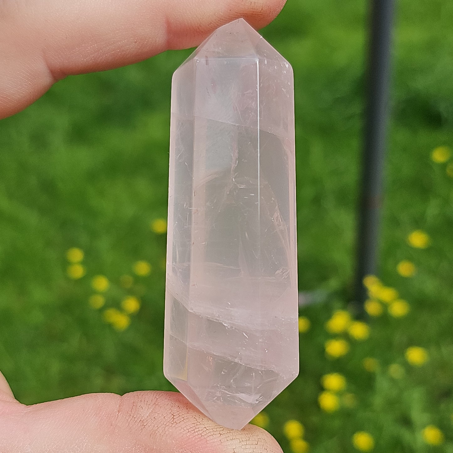 Rose Quartz DTs (Double Terminated Points)