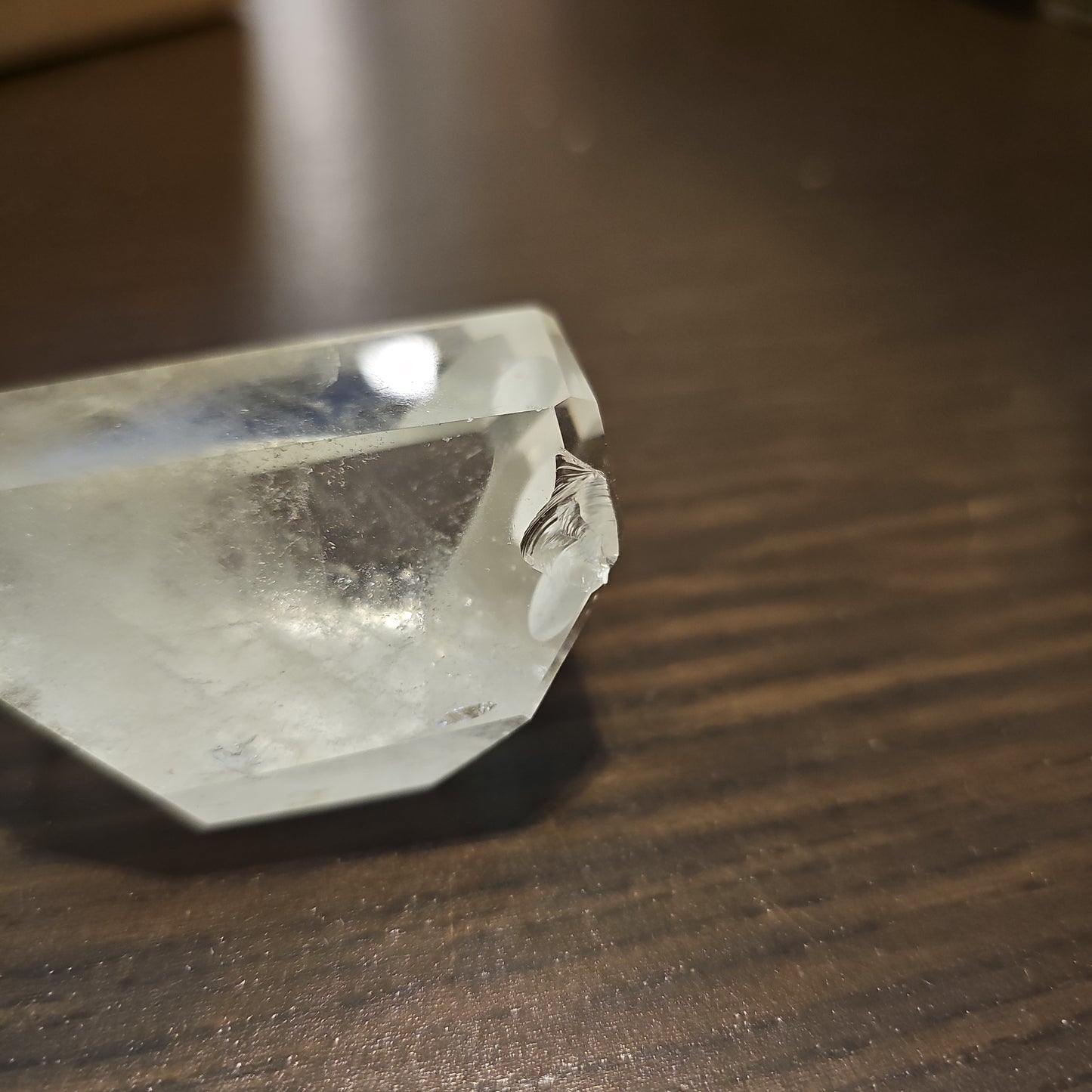 'A' Grade Clear Quartz Polished Freeform - BQ36 *damaged*