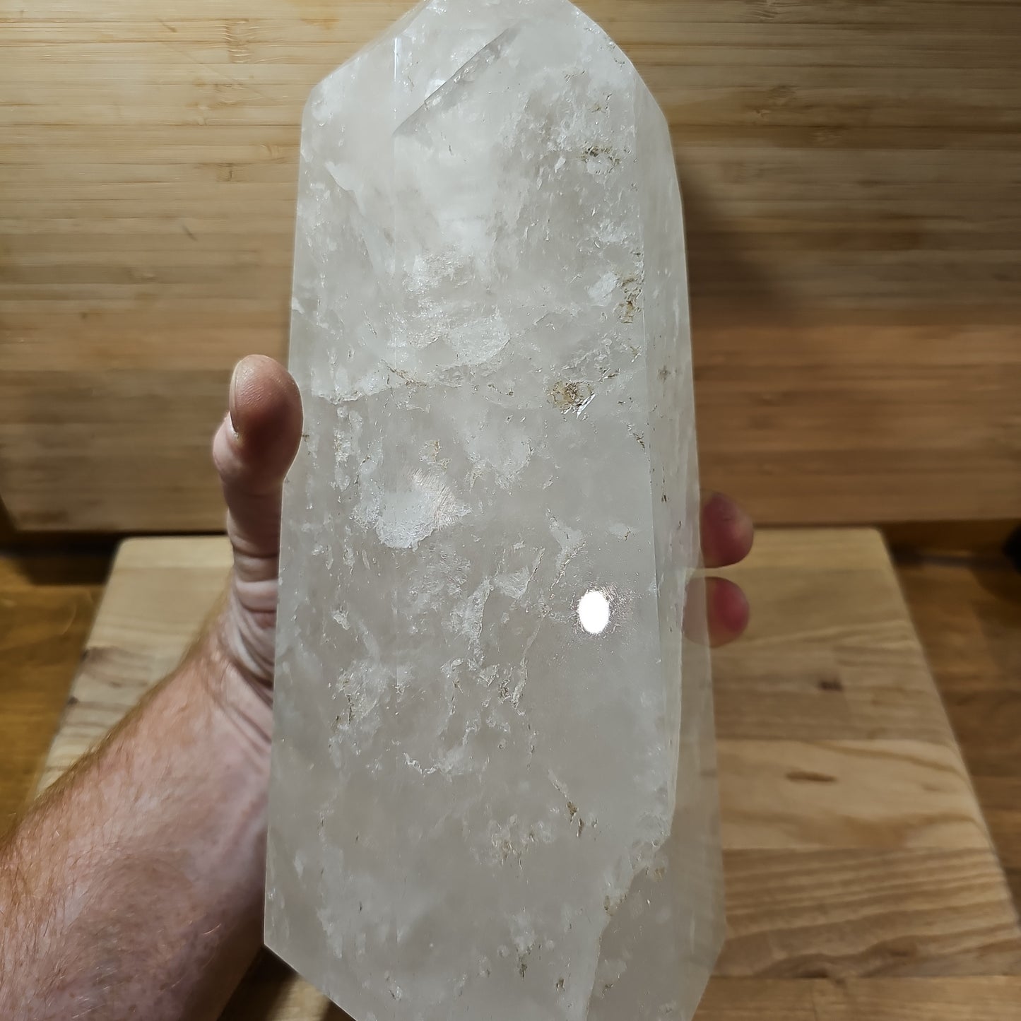 Clear Quartz Tower 5kg!