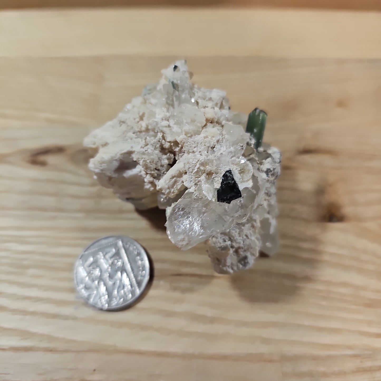 Tourmaline & Quartz in Matrix