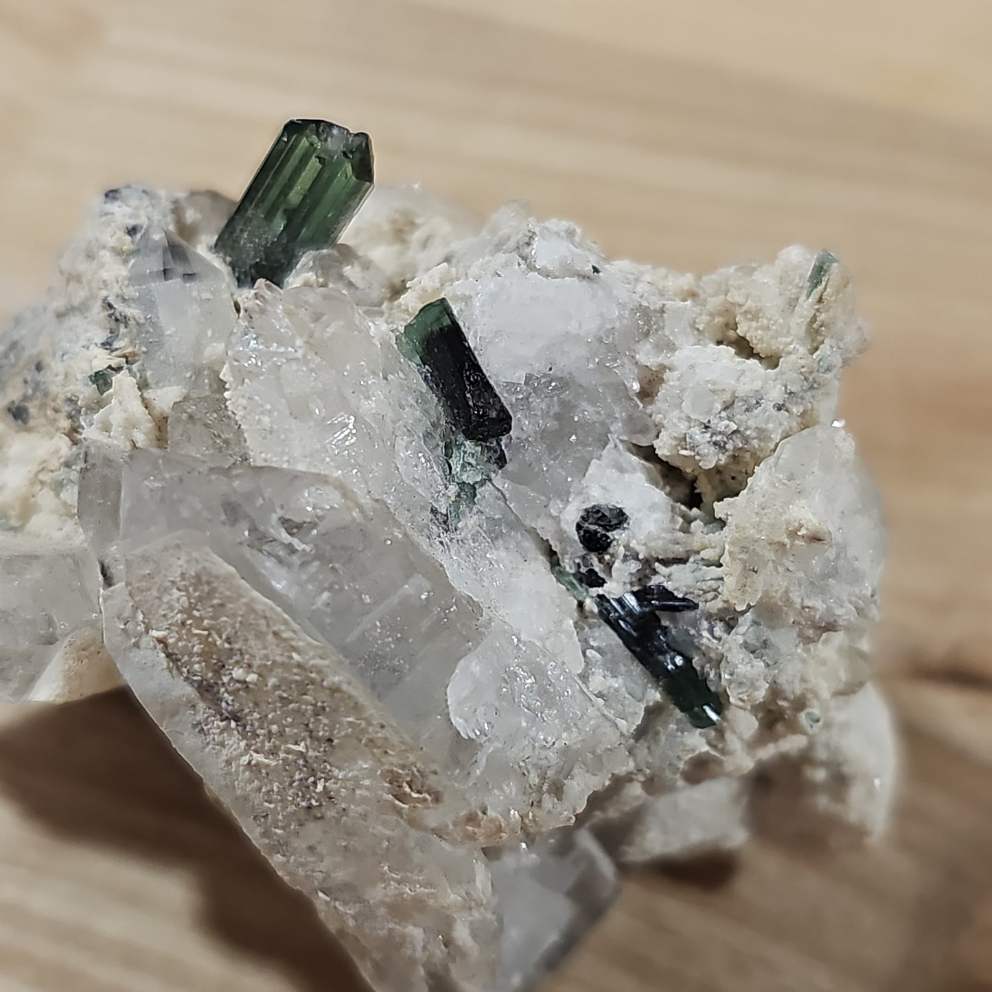 Tourmaline & Quartz in Matrix
