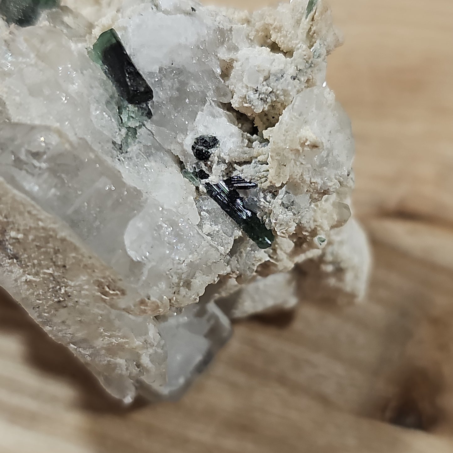 Tourmaline & Quartz in Matrix