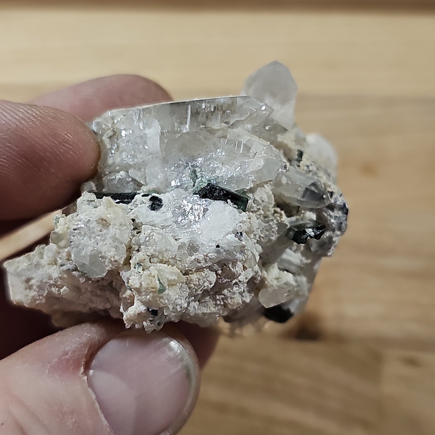 Tourmaline & Quartz in Matrix