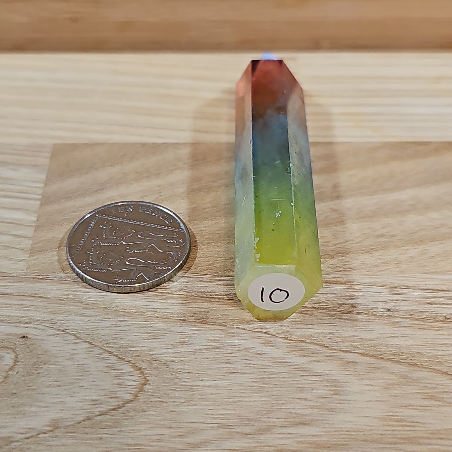 Rainbow Aura Quartz Points