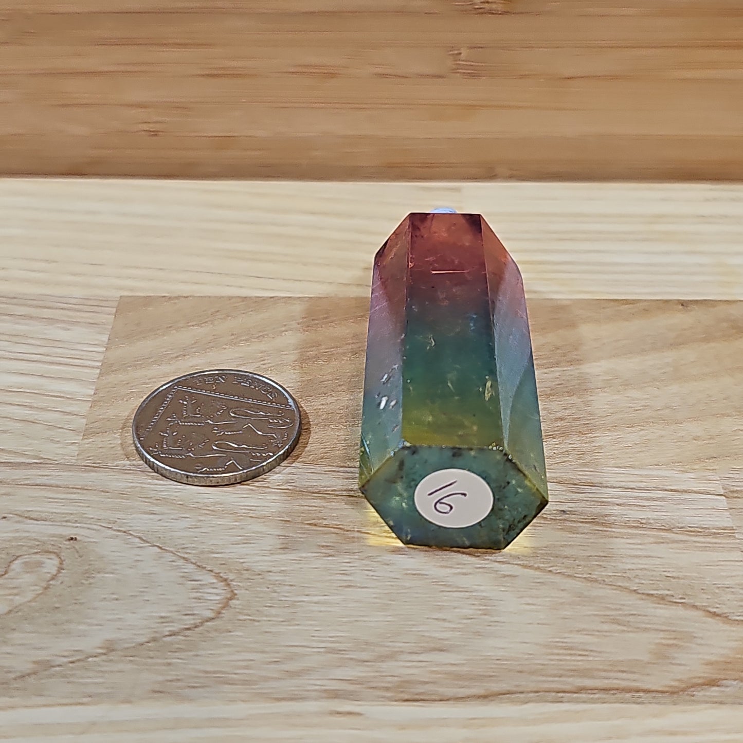 Rainbow Aura Quartz Points