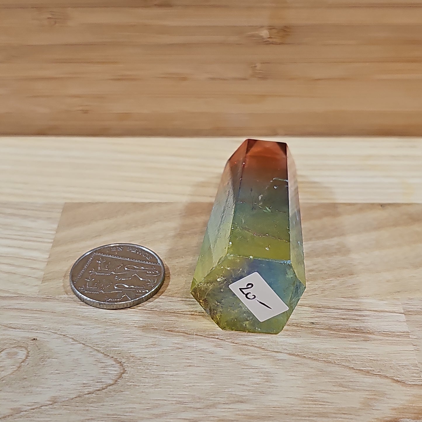 Rainbow Aura Quartz Points