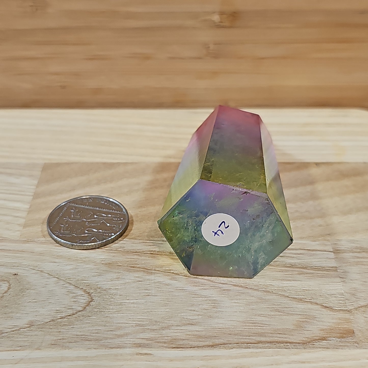 Rainbow Aura Quartz Points