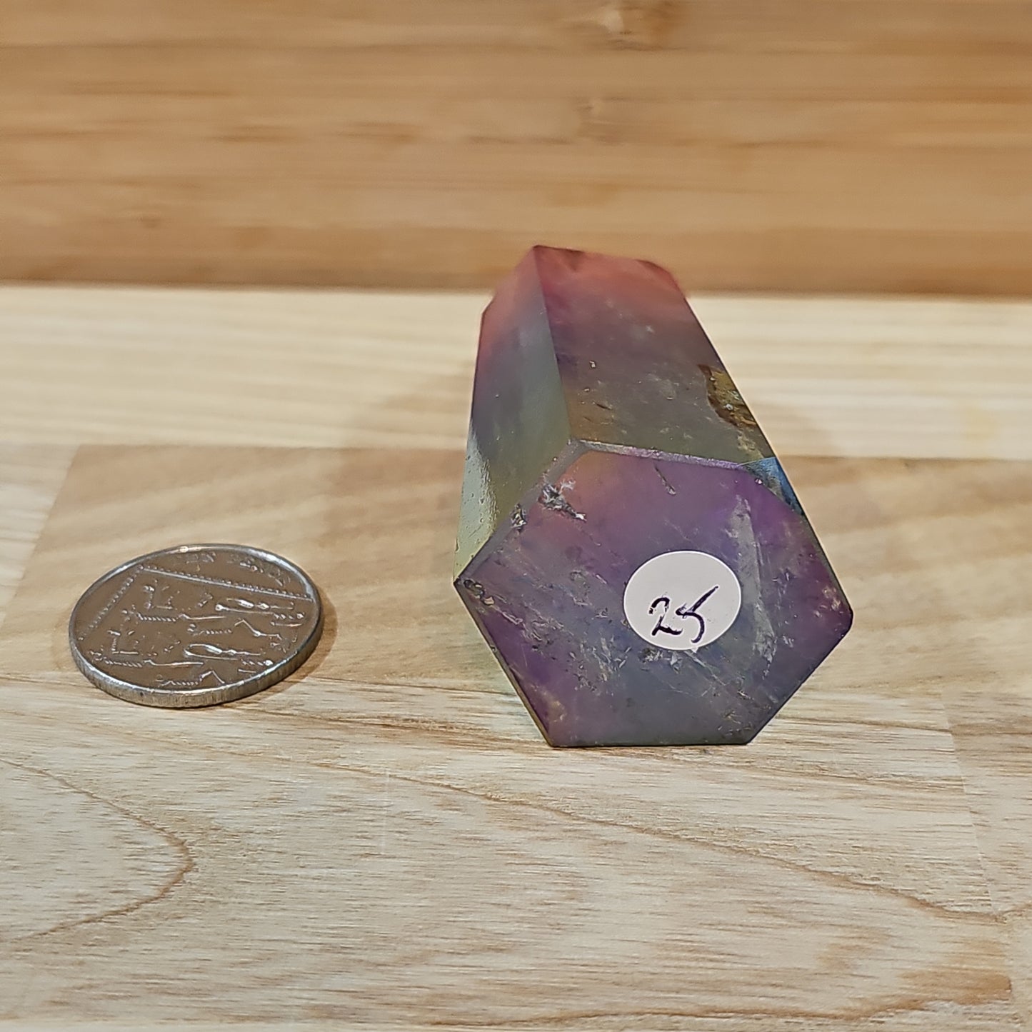 Rainbow Aura Quartz Points