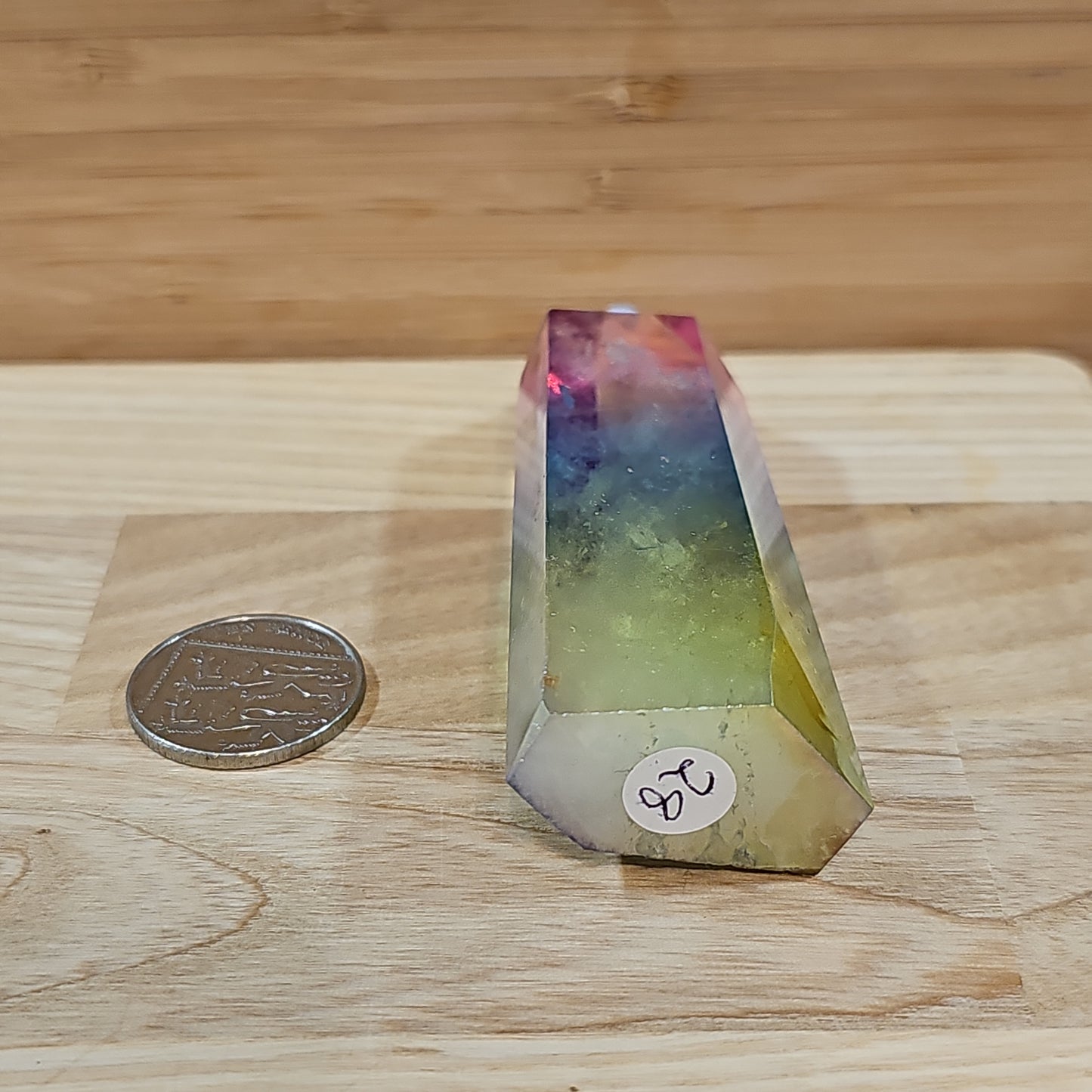 Rainbow Aura Quartz Points