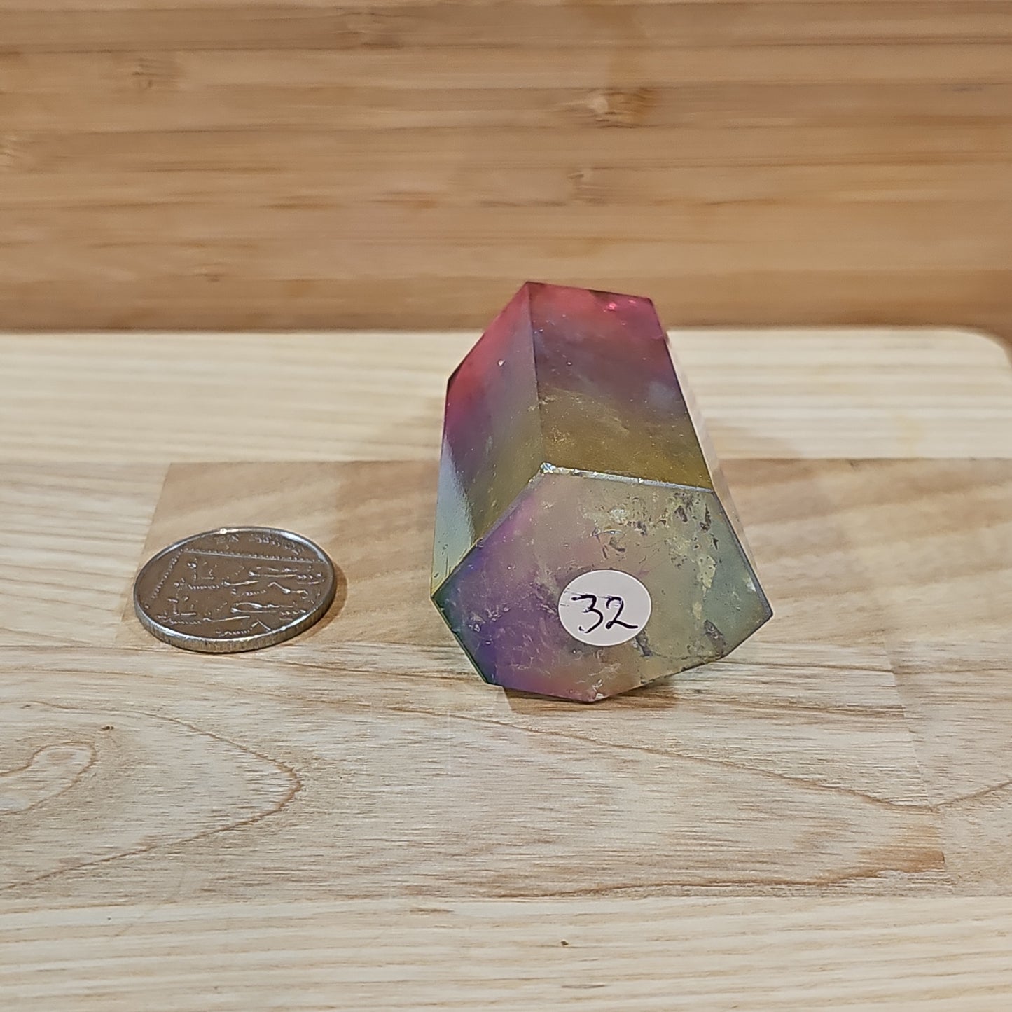 Rainbow Aura Quartz Points