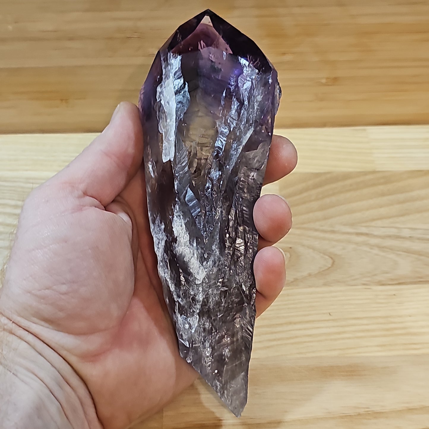 Amethyst 'Elestial' Torches
