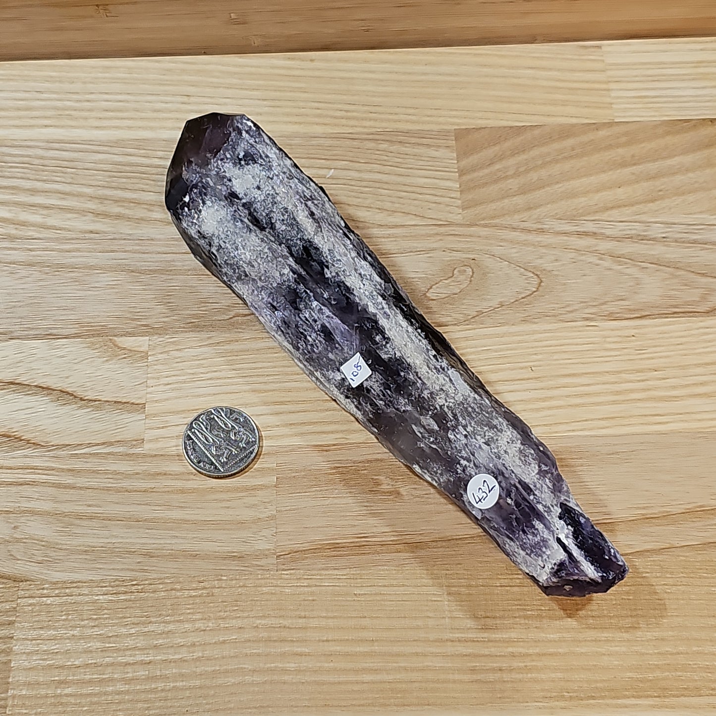 Amethyst 'Elestial' Torches