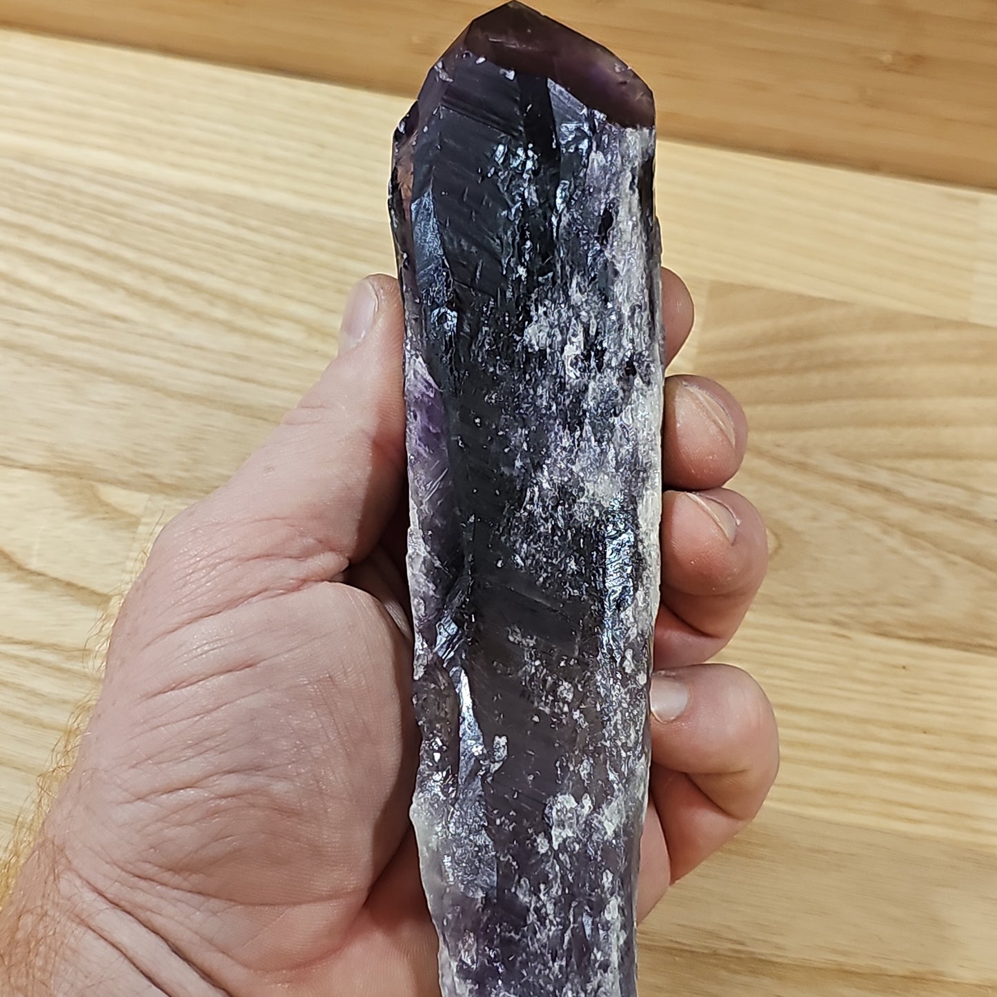 Amethyst 'Elestial' Torches