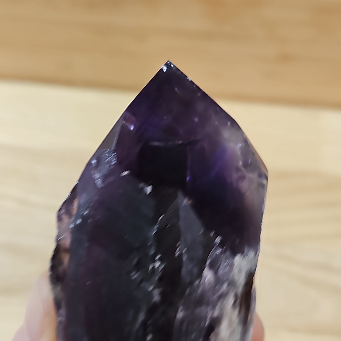 Amethyst 'Elestial' Torches