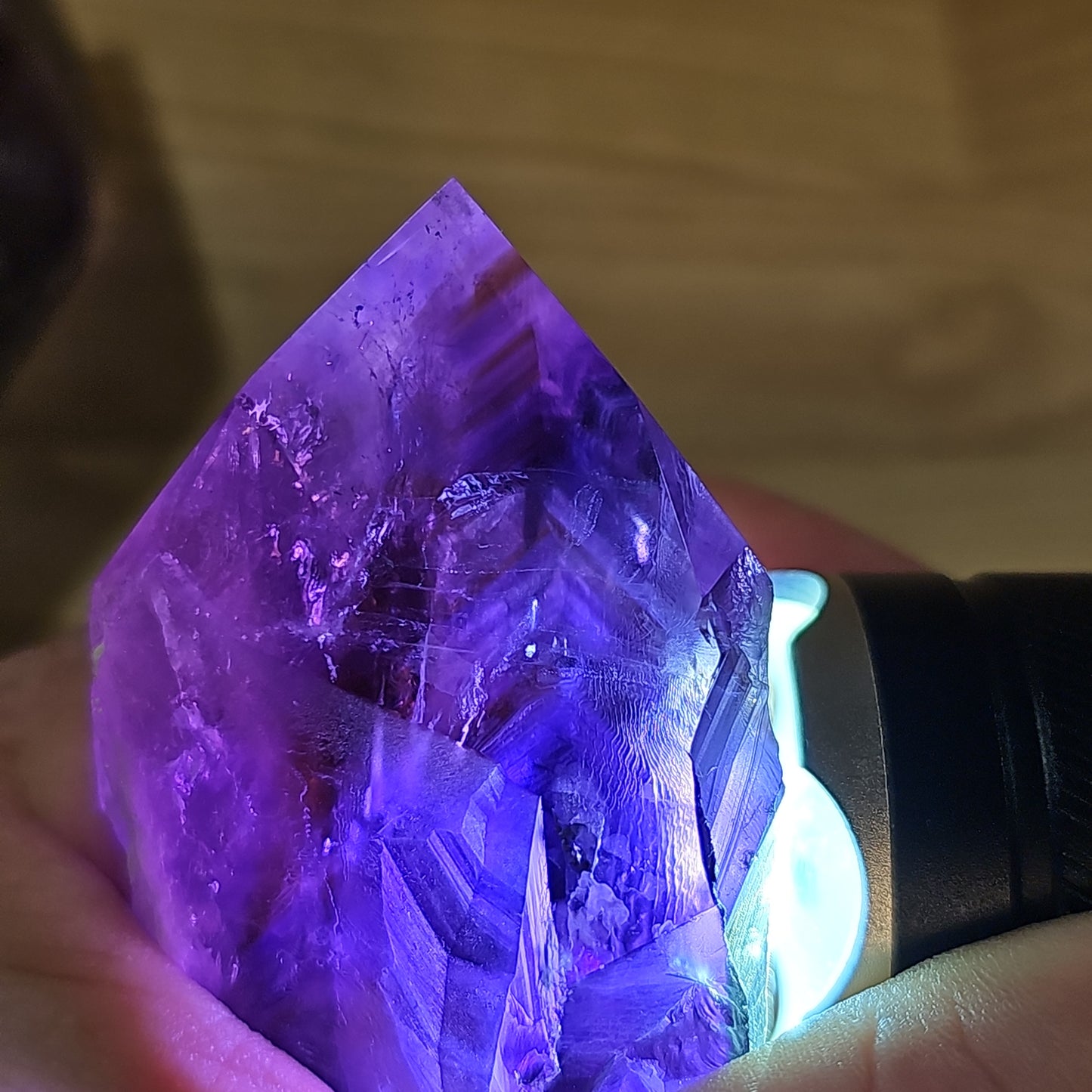 Amethyst 'Elestial' Torches