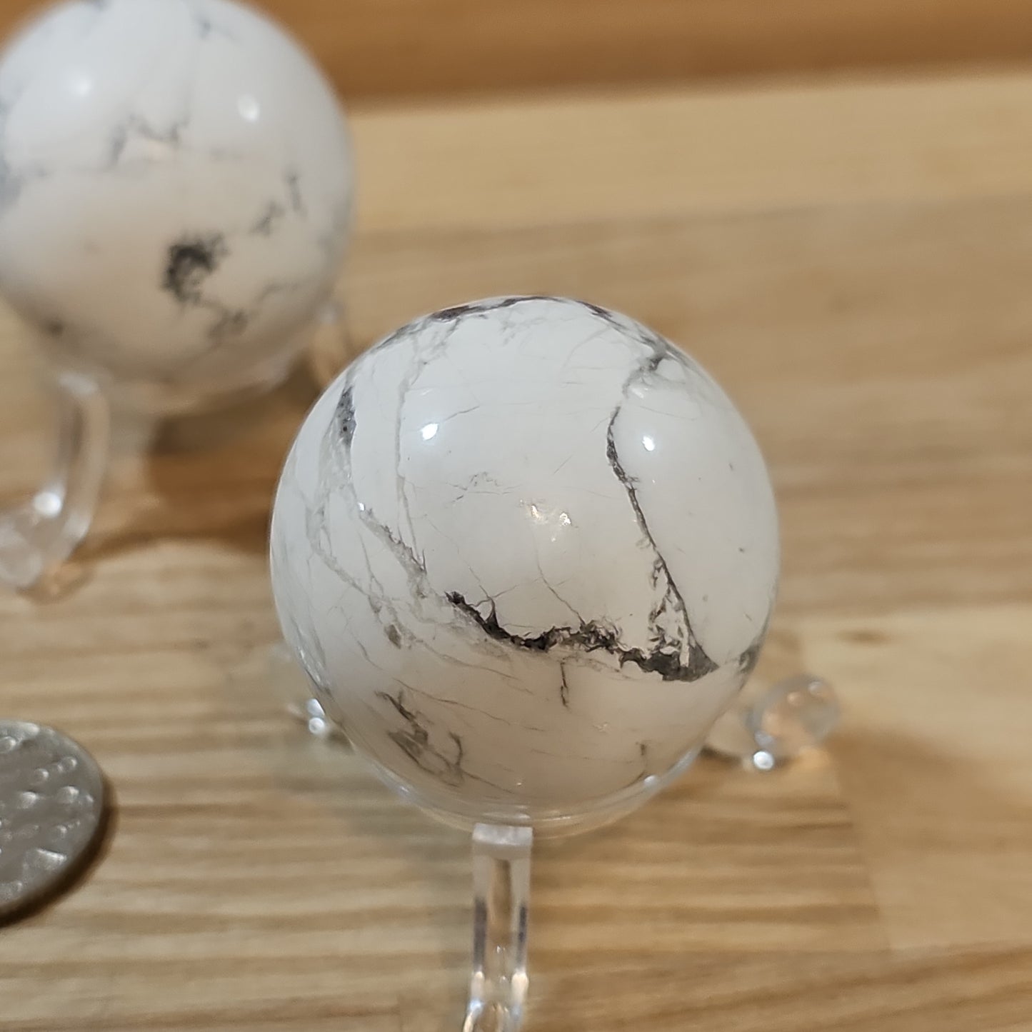 White Howlite Sphere