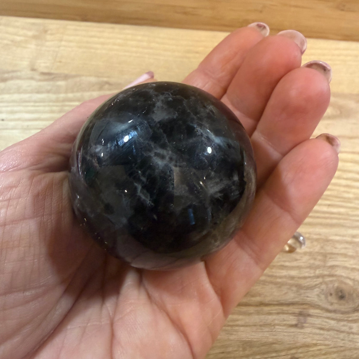 Black Moonstone Sphere 50mm