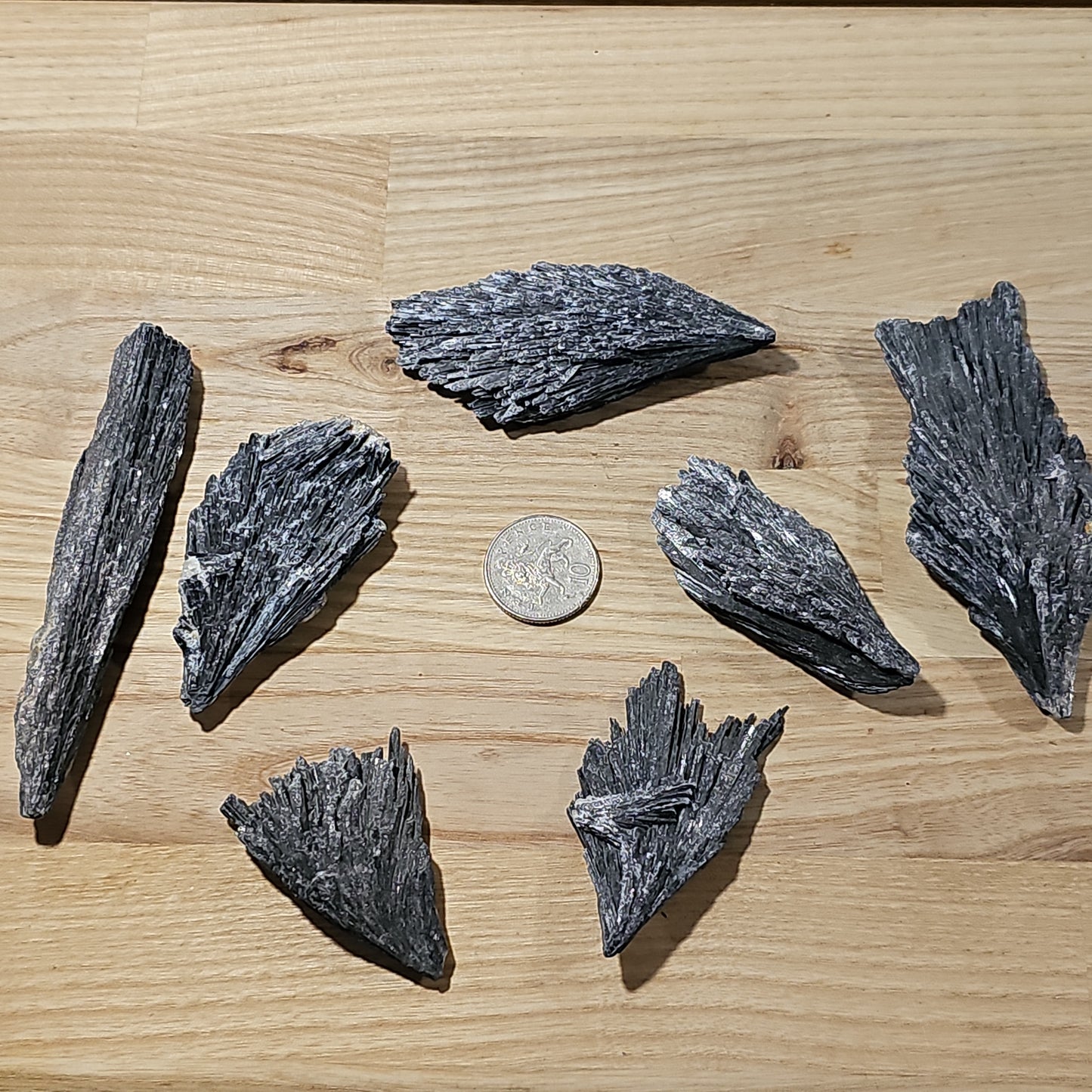 Black Kyanite - Raw pieces