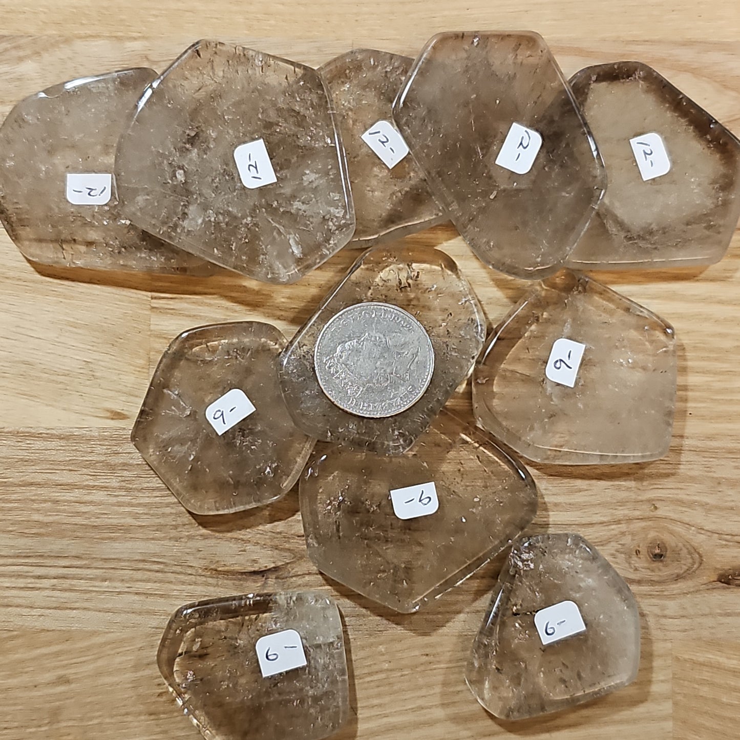 Smokey Quartz Slices
